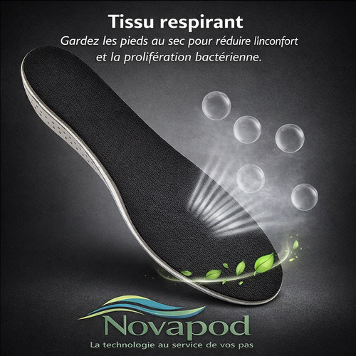 OrthoLift Prestige, semelles invisibles pour augmenter la taille en mousse à mémoire de forme EVA pour hommes et femmes