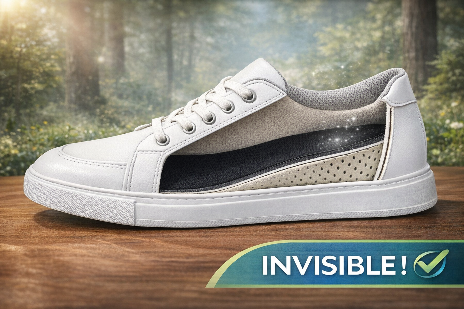 OrthoLift Prestige, semelles invisibles pour augmenter la taille en mousse à mémoire de forme EVA pour hommes et femmes