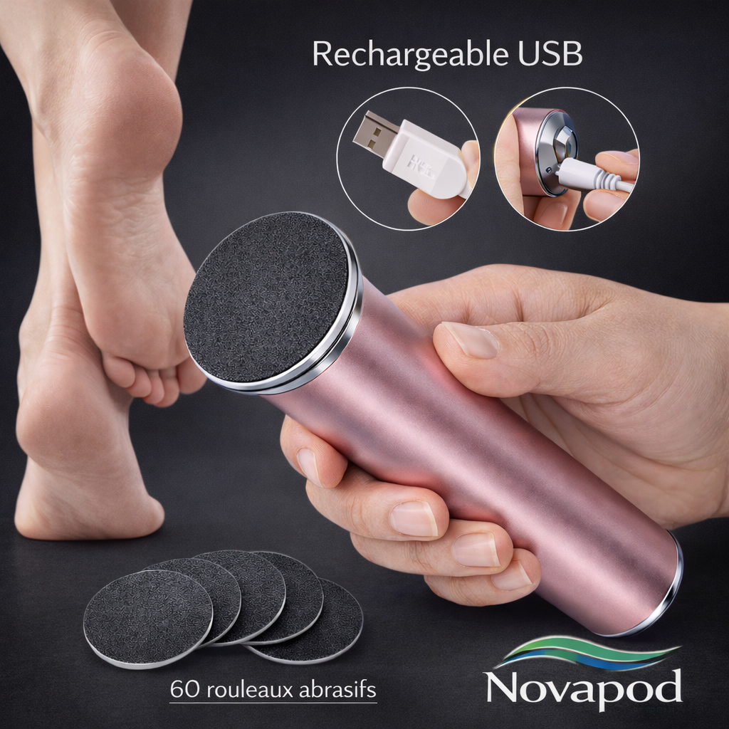 Retrouvez des pieds doux et nets dès la première utilisation